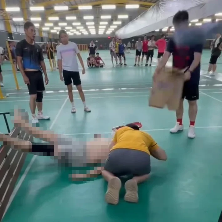 羽球场猝死案