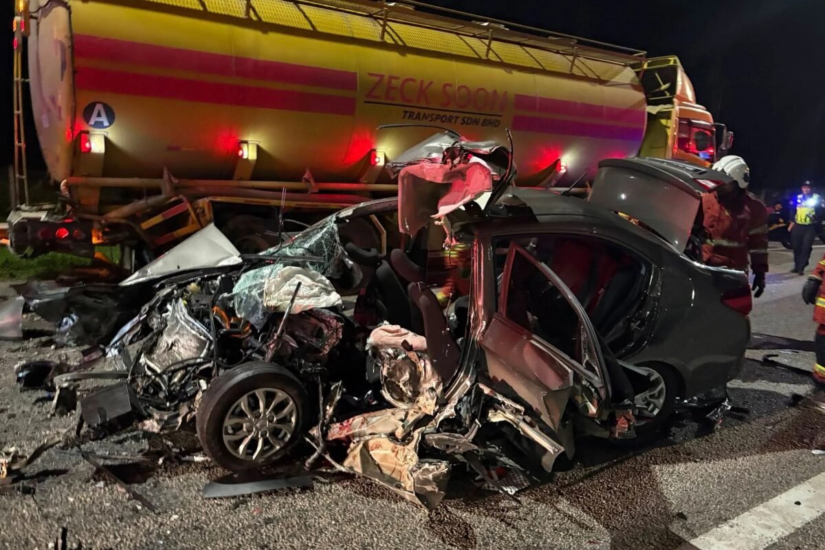 南北大道追撞事故