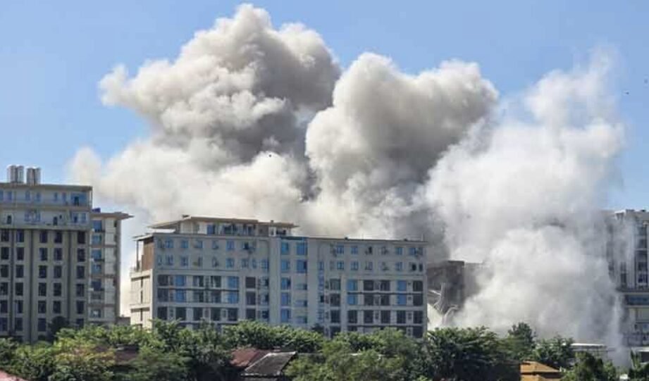 缅甸军方轰炸诈骗据点