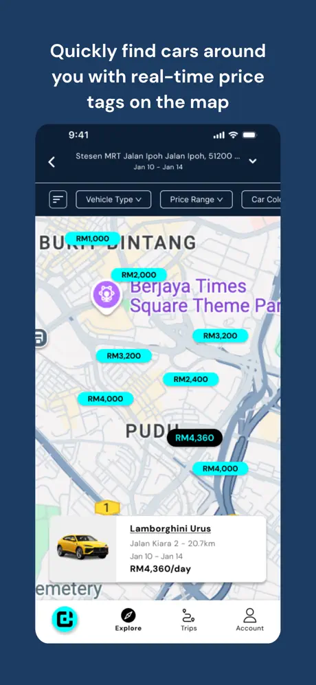 告别繁琐 WhatsApp 询问:通过 Car Dreams App 一键预定你的路虎